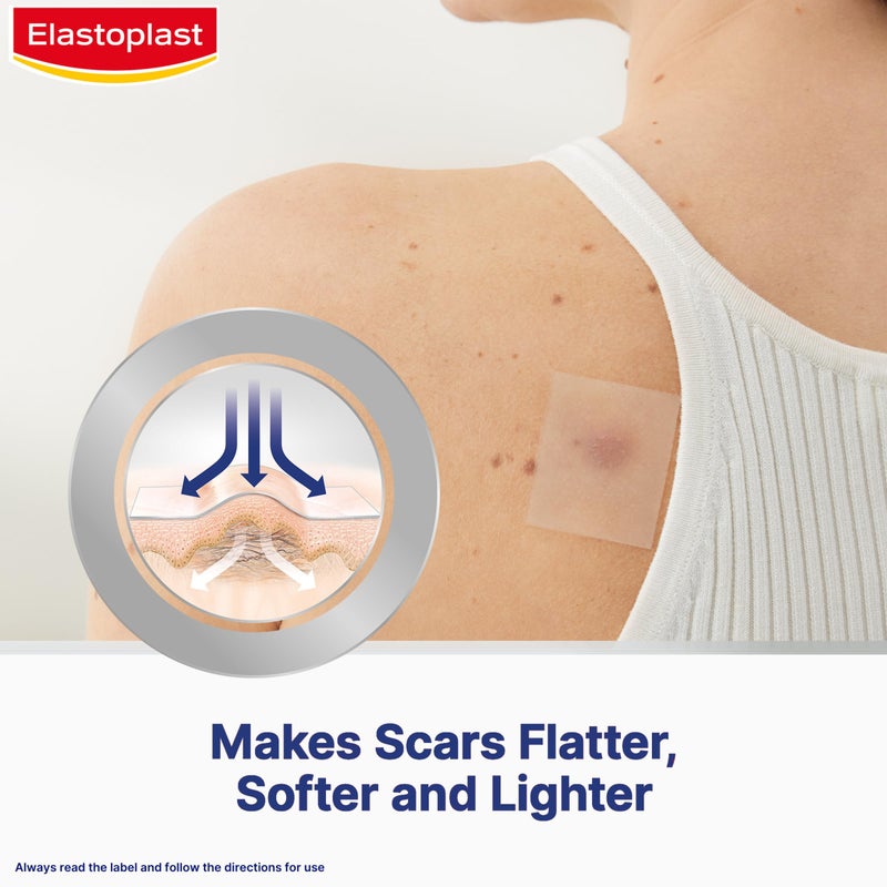 Elastoplast Scar Reducer Plasters (21 Pieces), Quick and Convenient Scar Cover Up Treatment, Scar Sheets to Reduce Visbility of Scars, Scar Plaster Pack for Quick Results - Image 3